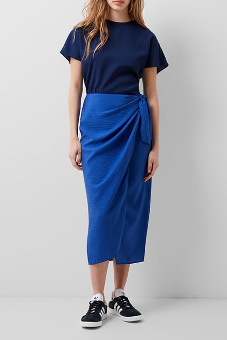 FARON DRAPE SKIRT BLUE 1