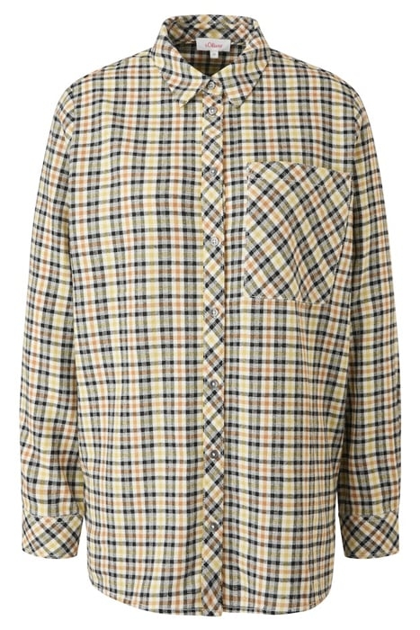 S.OLIVER BLOUSES BROWN CHECK 3