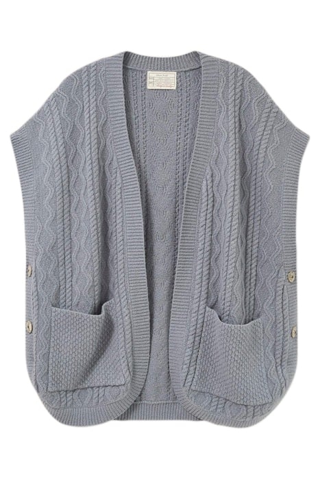 LEIA KNITTED THROW ON GREY MULTI 1