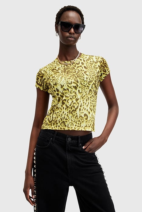 ELLIE MESH TEE TERESA LIME GREEN 1