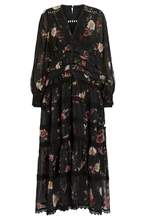 ZORA MIDI DRESS UNITY BLACK 3