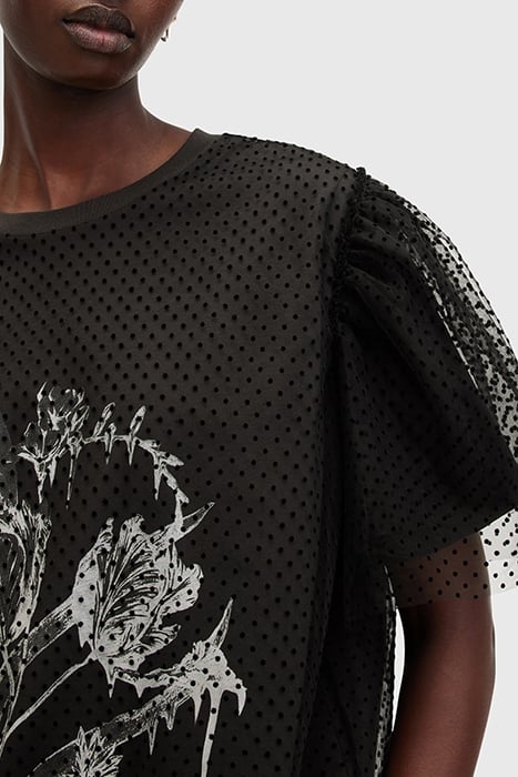 TOMMI FONDRE TEE WASHED BLACK/BLACK 8