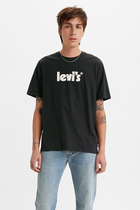 SS PRINTED T-SHIRT BLACK 1
