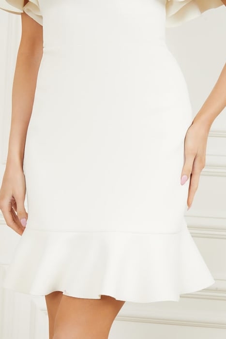 WYNONNA SHORT DRESS PALE PEARL 7