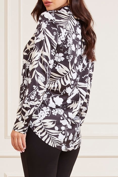 THE ICON BLOUSE PRINT SHADOWLANDS BLACK 2