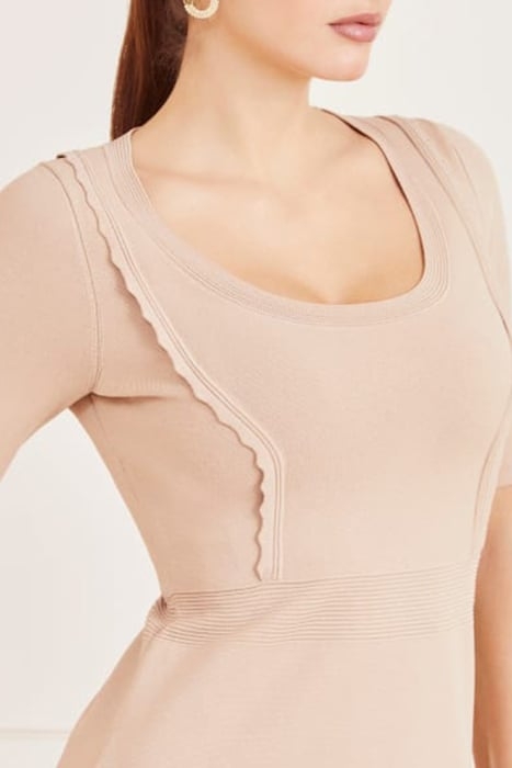 DIANA SS SWEATER DRE FAWN TAUPE 5