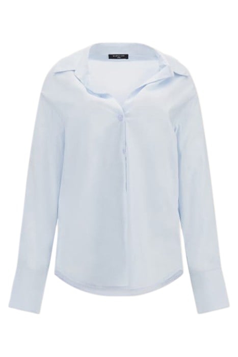 LISA SHIRT POPELINE BUTTON-DOWN HELIUM 4