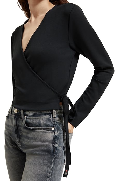 WRAP CARDIGAN BLACK 6