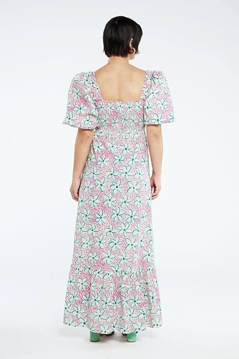 CARLA DRESS CREAM WHITE/BUBBLE G 2