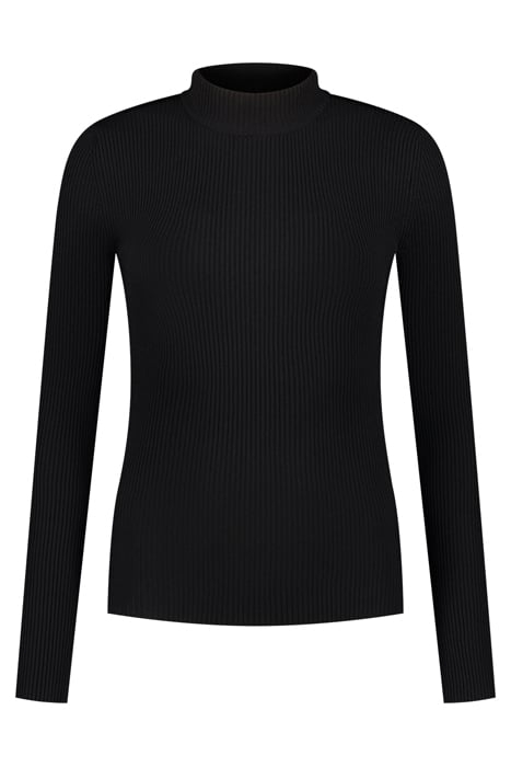 JOLIE RIB TOP BLACK 1