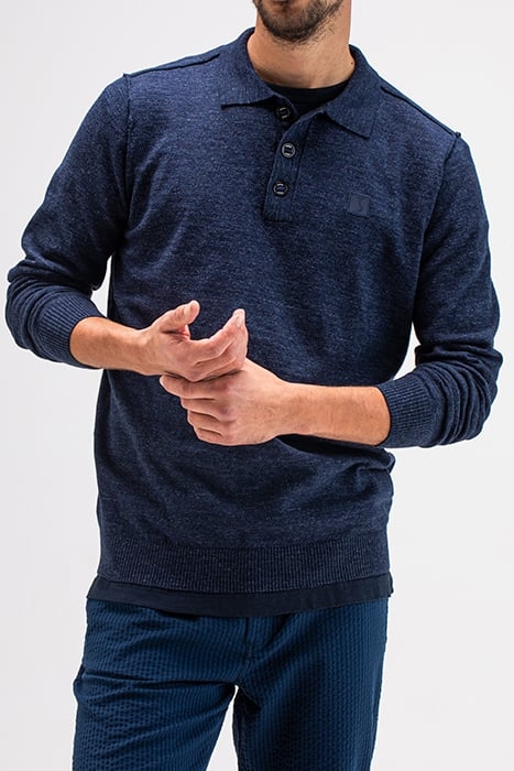 LT CLIFDEN POLO L/S ALASKA BLUE 1