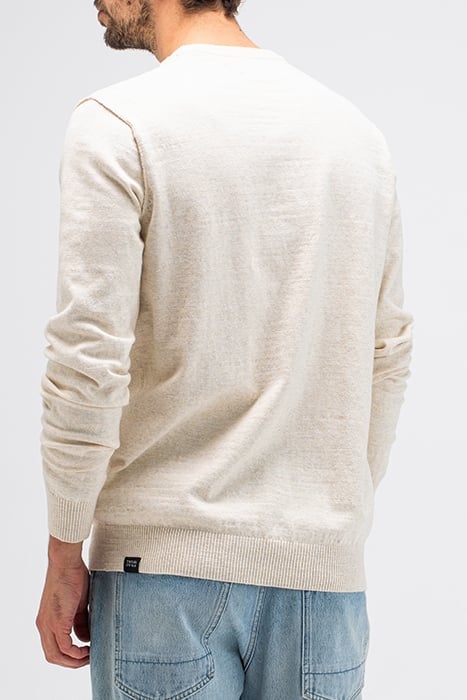 LT CLIFDEN CREW BEIGE GREY 2