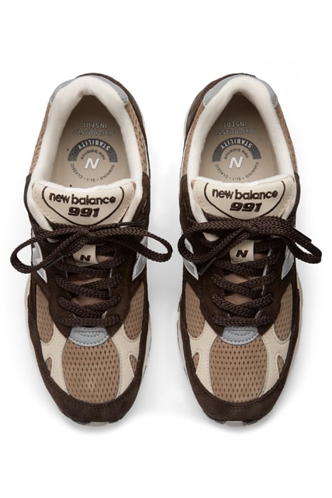 M991BGC SNEAKERS IN BROWN / BLACK 3