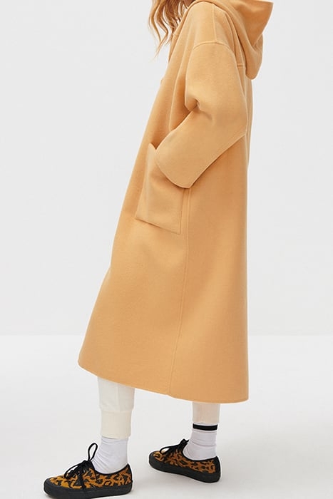 HODDED LONG-SLEEVES LONG COAT PEANUTS 4