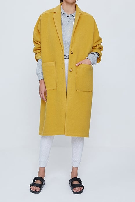 LS MID-LENGH STRAIGHT COAT COLZA 1