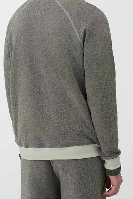 CREW NECK SWEATSHIRT ANTHRACITE CHINE 2
