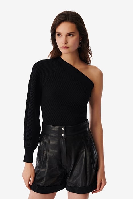 PELOPE KNITTED SWEATER IN BLACK 1