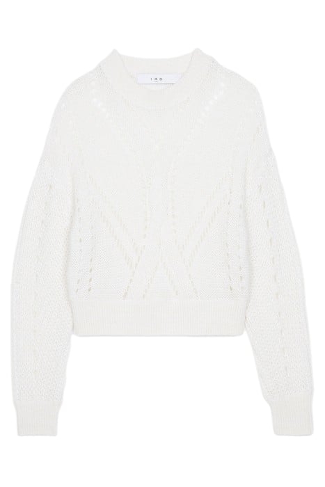 TEODORA KNITTED SWEATER IN ECRU 4