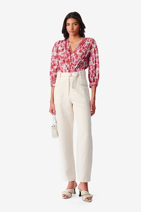 MAELLA BLOUSE IN RED MULTICO 2