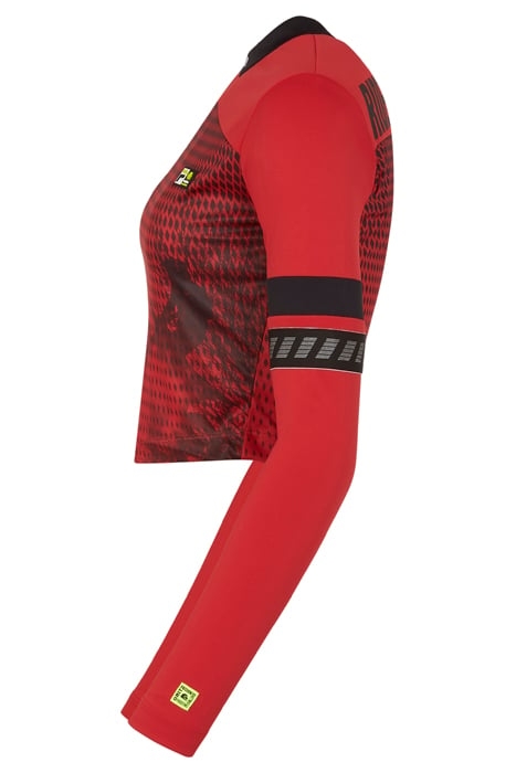 C27 CROPPED LONGSLEEVE TRUE RED-BLACK 3