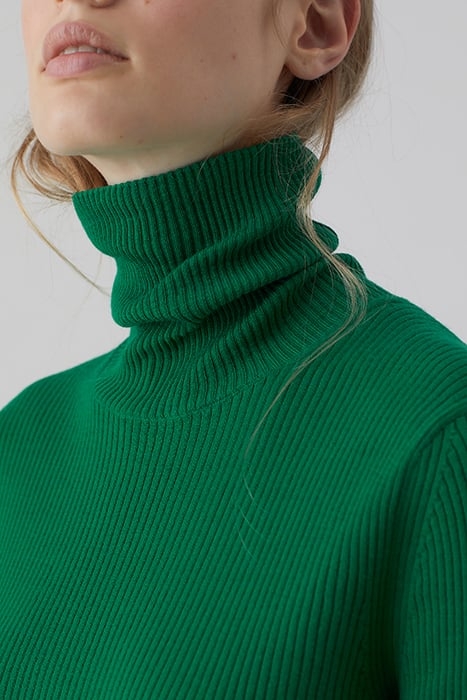 SLIM ROLLI LONG SLEEVE KNITS GREEN PATINA 5