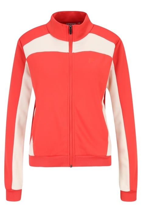 TISENS TRACK JACKET CAYENNE-ANTIQUE WHITE 4