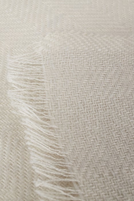 SCARVE, COTTON/WOOL/NYLON, 70 X 180 CM BEIGE PATTERN 2