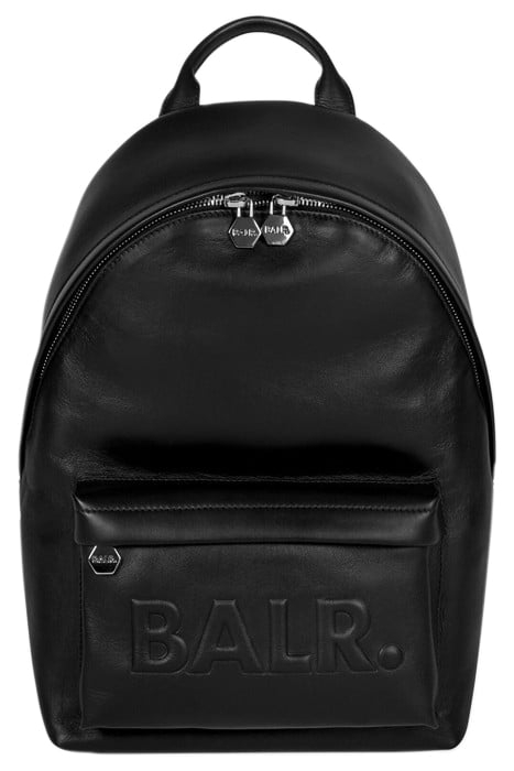 UNISEX BT LEATHER PETITE BACKPACK BLACK 1