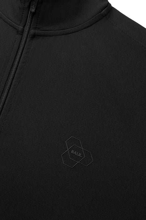 ATHLETIC SLIM FIT TRACK JACKET JET BLACK 7