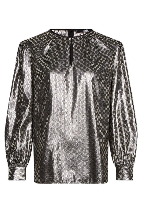 LUREX MONOGRAM SHIRT BLACK/GOLD MONOGRAM 4