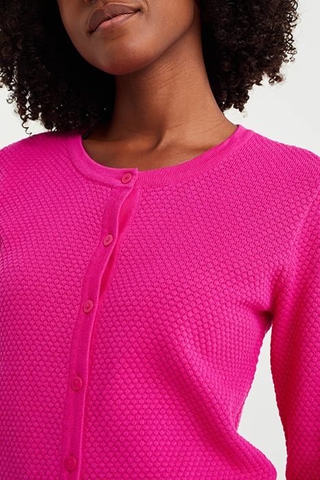 KNITTED CARDIGAN BRIGHT PINK 5