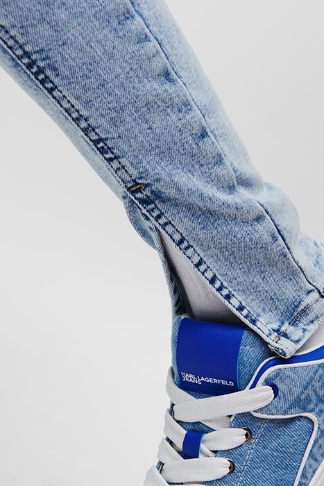 KLJ HR SKINNY SEAMED SPLIT DNM ACID LIGHT BLUE 6