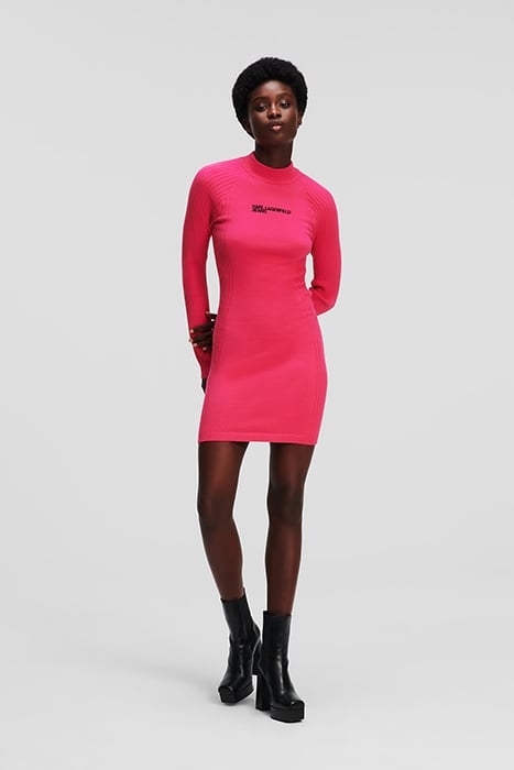 KLJ LSLV KNITTED DRESS CABARET 1