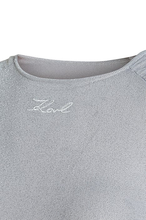 EVENING KNIT BODY SILVER LUREX 4