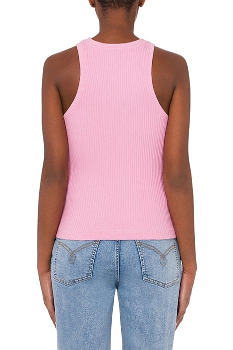 RIBBED COTTON TOP PINK 2