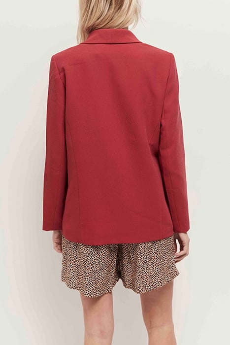 VARA - CHILIPEPPER SUIT JACKET IN RECYCLED POLYESTER 2