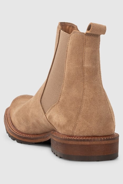 BEIGE SUEDE CHELSEA BOOTS 3
