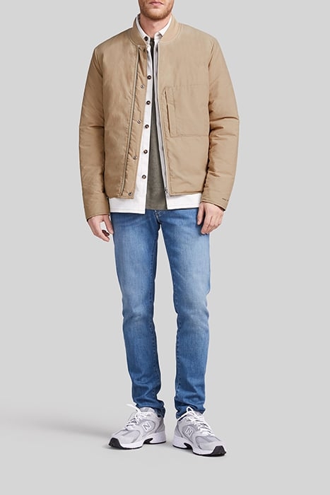 KHAKI/BEIGE REVERSIBLE LIGHT PADDED JACKET 3