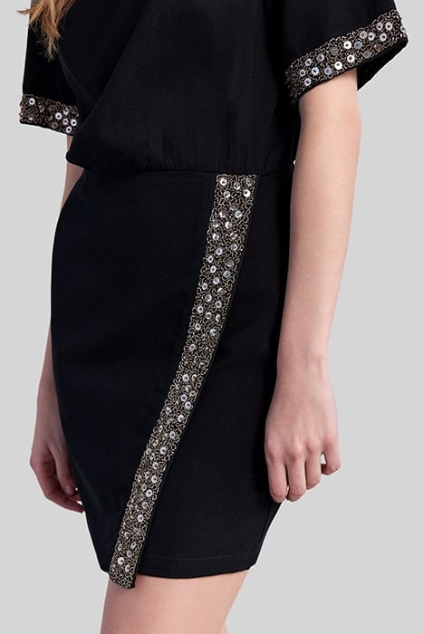 BLACK BEAD AND SEQUIN DRESS 6