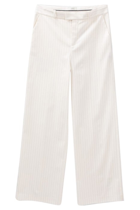 ECRU PINSTRIPE SUIT TROUSERS 4