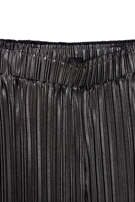 SILVER PLEATED WIDE-LEG TROUSERS 6