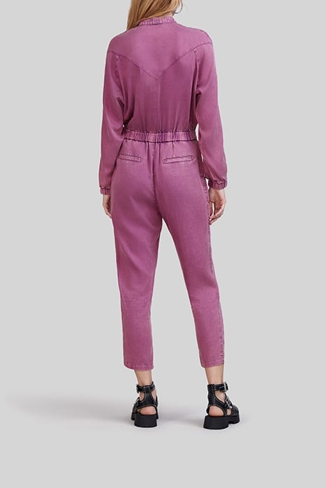 DARK PURPLE ACID WASH LYOCELL® JUMPSUIT 2