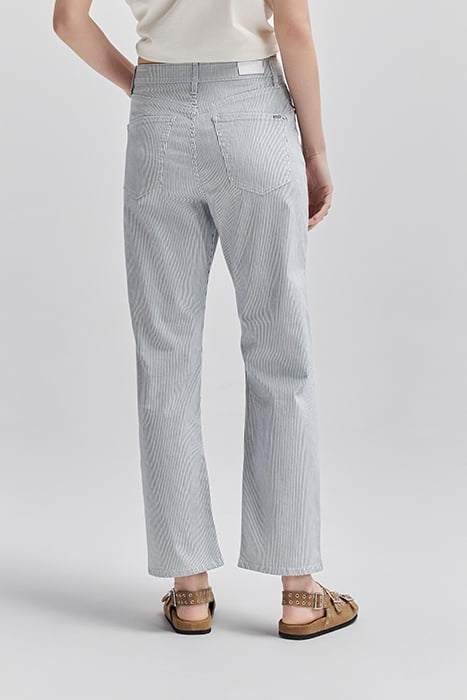 OFF-WHITE RECYCLED SLOUCHY JEANS WITH THIN STRIPES 2
