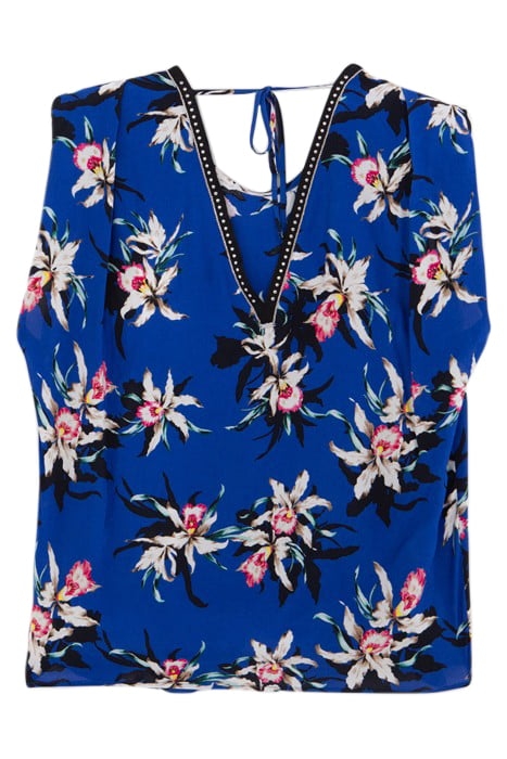 COBALT LENZING™ ECOVERO™ BIRDS OF PARADISE TOP 6