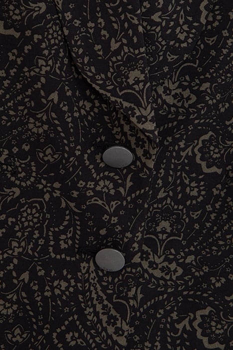 KHAKI LENZING™ ECOVERO™ FLORAL PAISLEY JACKET 7