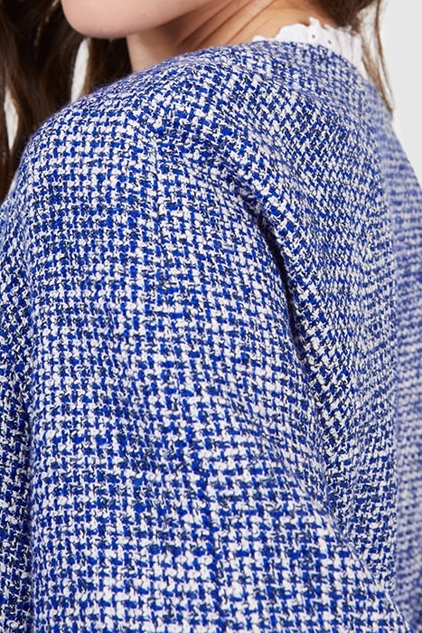 ELECTRIC BLUE TWEED-STYLE JACKET 7