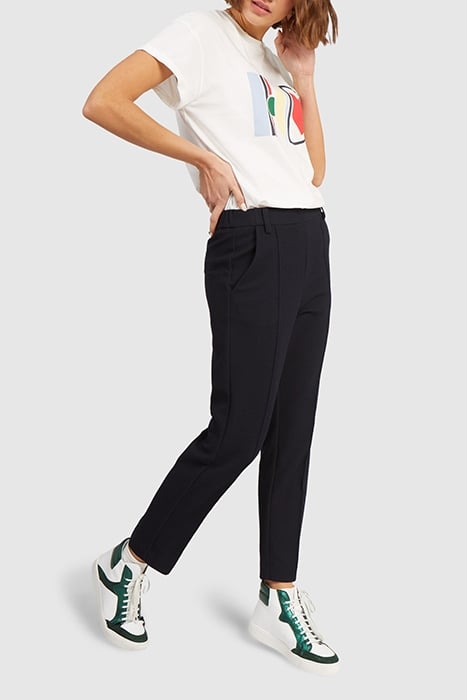 NAVY KNIT TROUSERS 5