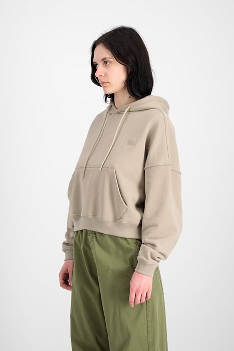 ALPHA ESSENTIALS RL HOODIE VINTAGE SAND 5