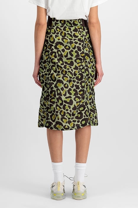 MA-1 MIDI SKIRT CAMO OLIVE LEO CAMO 2