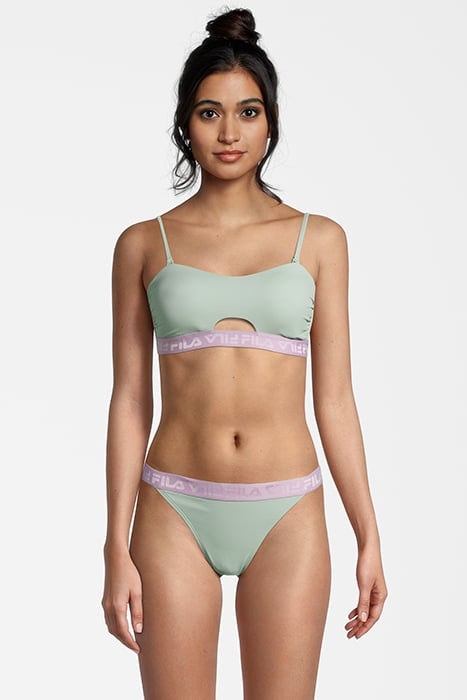 SANMING BANDEAU BIKINI SILT GREEN 1